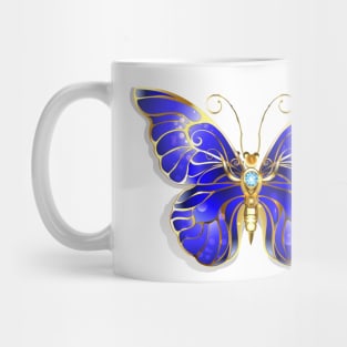 Sapphire Butterfly ( Blue Butterfly ) Mug